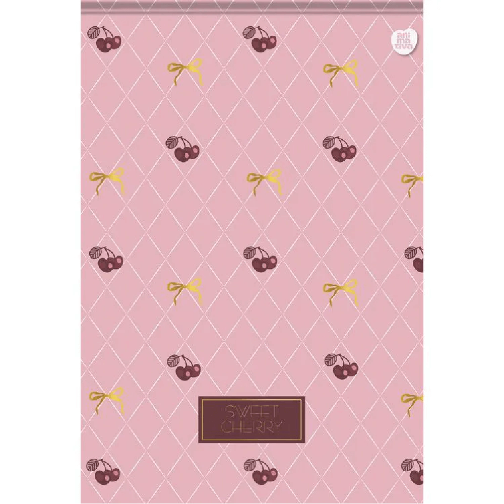Bloco Vertical Capa Dura Sweet Cherry 17x25 80 Folhas 11019 - ANIMATIVA