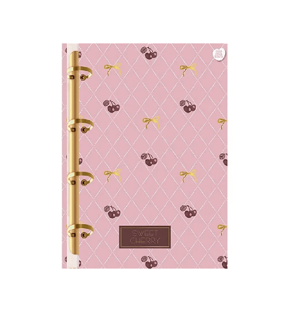 Caderno Colegial Argolado Sweet Cherry 210mmx260mm 160 Fls 11020 - Animativa