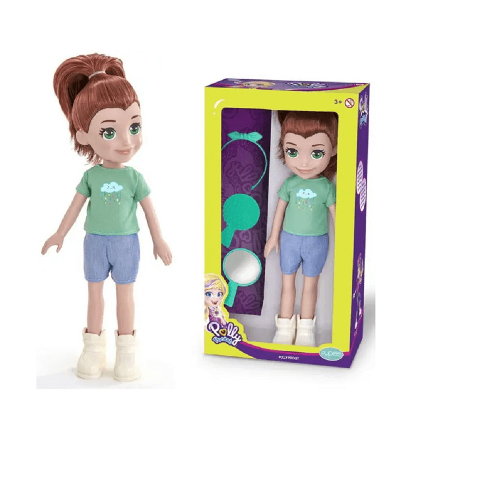 Boneca Polly Pocket Lila + Acessórios 1110 - Pupee