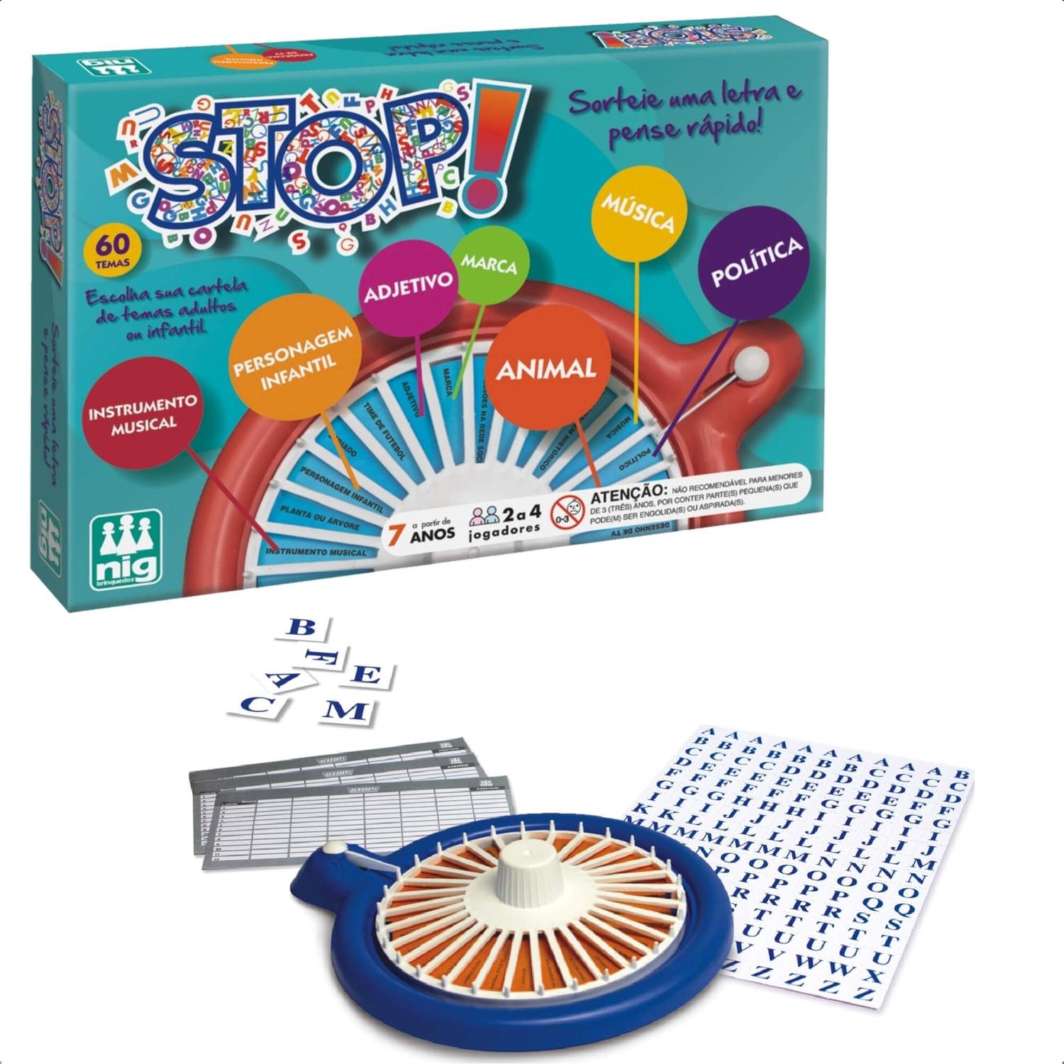 Jogo Stop 0162 - Nig Brinquedos