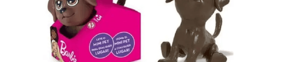 Mini Pets da Barbie Cachorro DJ Na Casinha 10 cm 1203 - Pupee