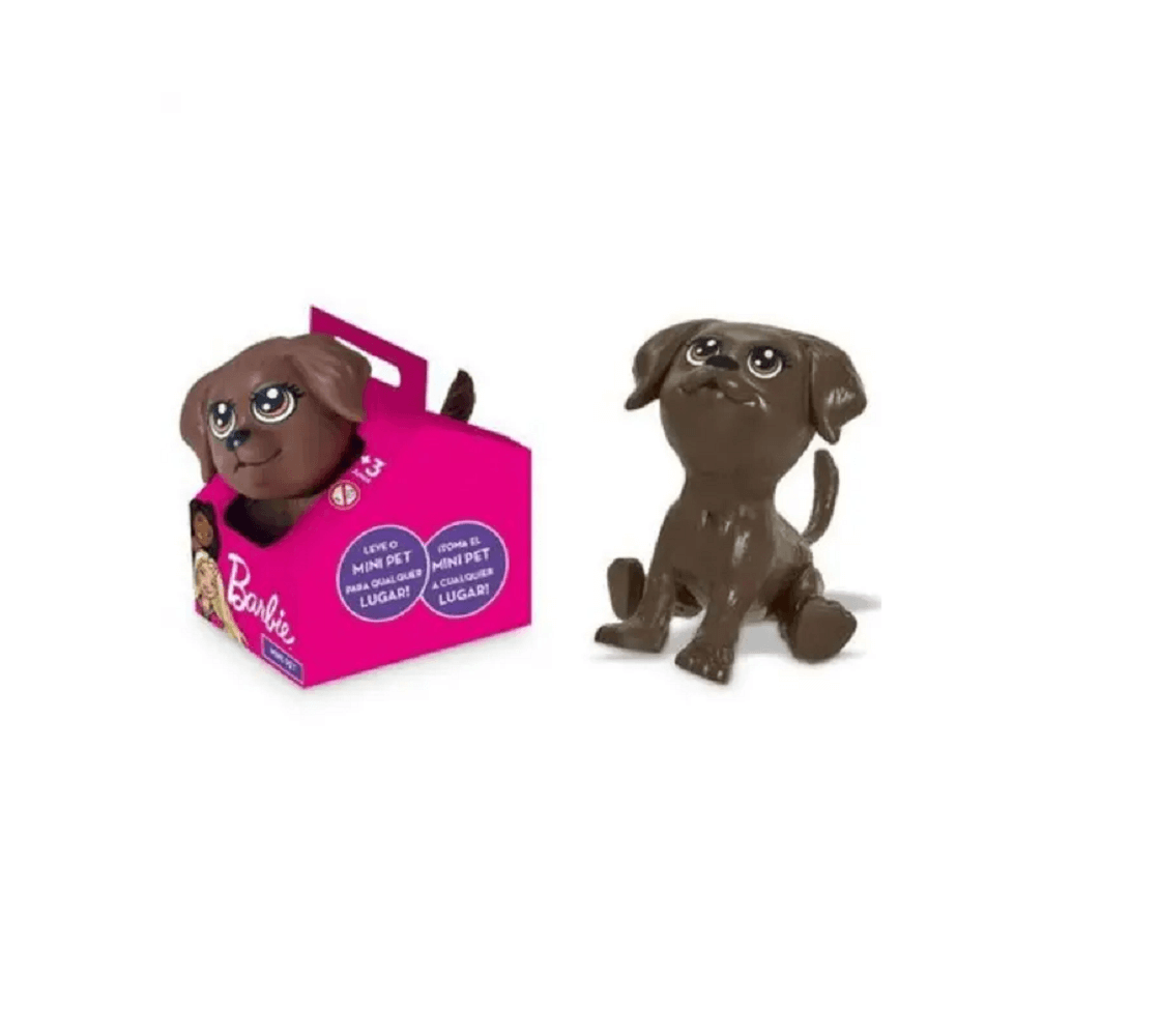 Mini Pets da Barbie Cachorro DJ Na Casinha 10 cm 1203 - Pupee