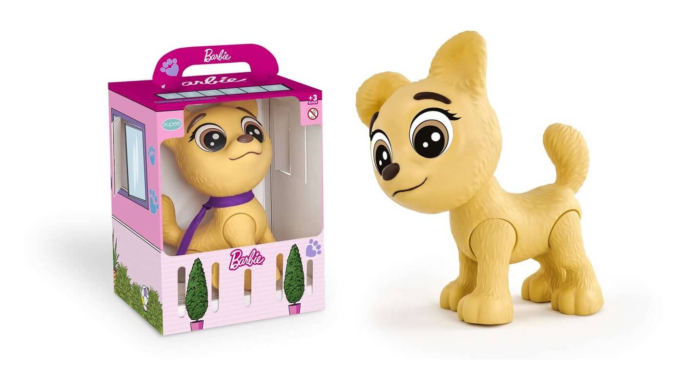 Cachorro Pets da Barbie Hora do Passeio Taffy 1220 - Pupee