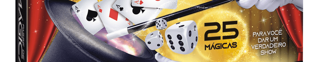 Jogo Passe de Mágica com 25 Mágicas 1300 - Nig