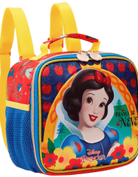 Mochila de Rodinha + Lancheira Térmica Branca de Neve 13080 - Xeryus

