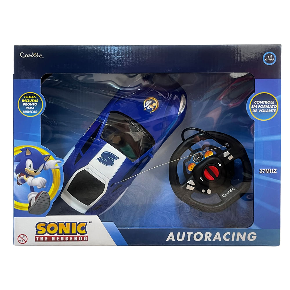 Carrinho de Controle Remoto Sonic Autoracing 34003 - Candide