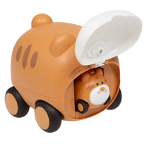 Carrinho Animal Com Filhote Marrom Claro 17246 - Buba