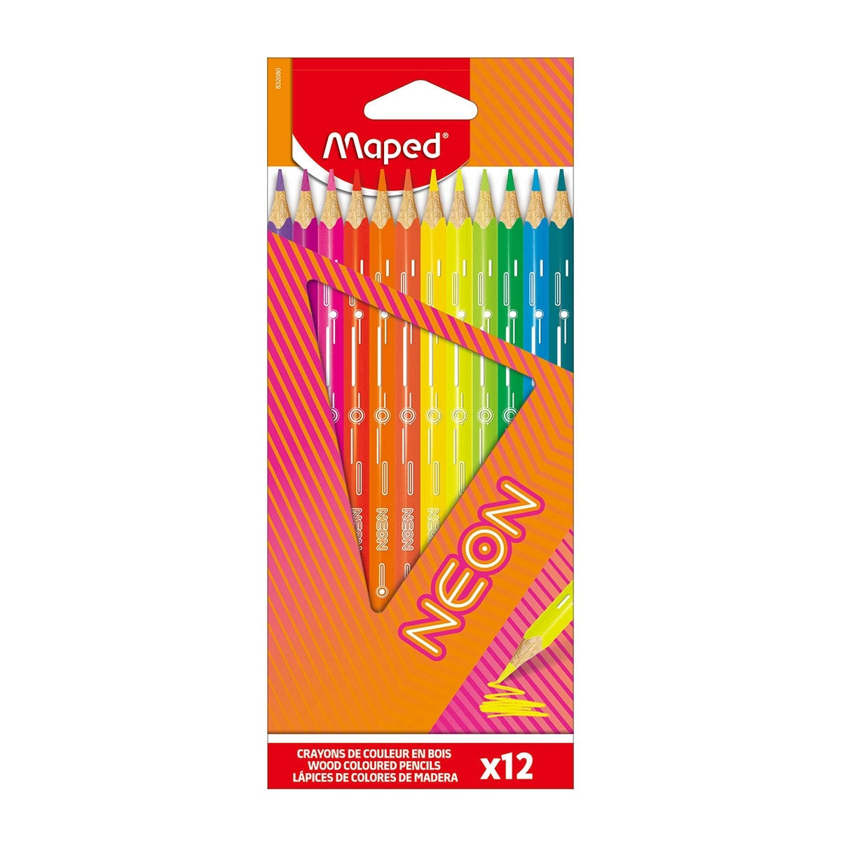 Lapis de Cor Neon 12 Cores 832080ZV – Maped