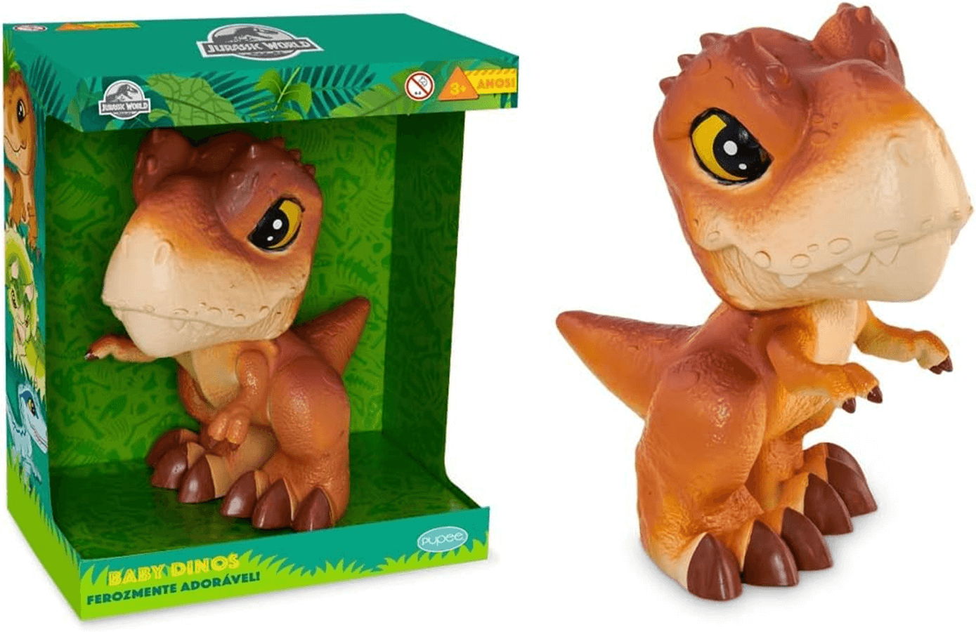 Dinossauro T-Rex Jurrassic World Dino Baby 1466 - Pupee