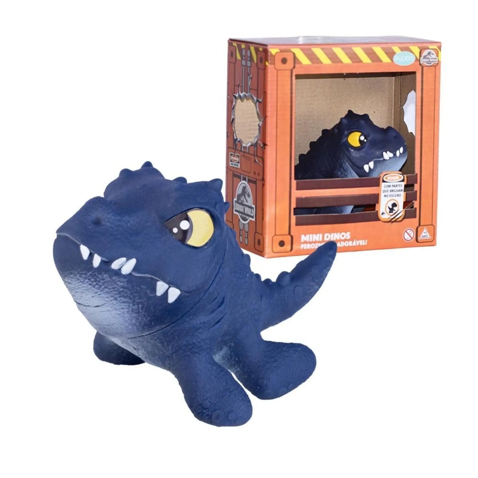 Baby Dinos Jurassic World Mini Mosasaurus Azul Marinho 1474 - Pupee