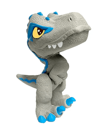 Mini Baby Dino Jurassic World Blue Cinza 1478 - Pupee
