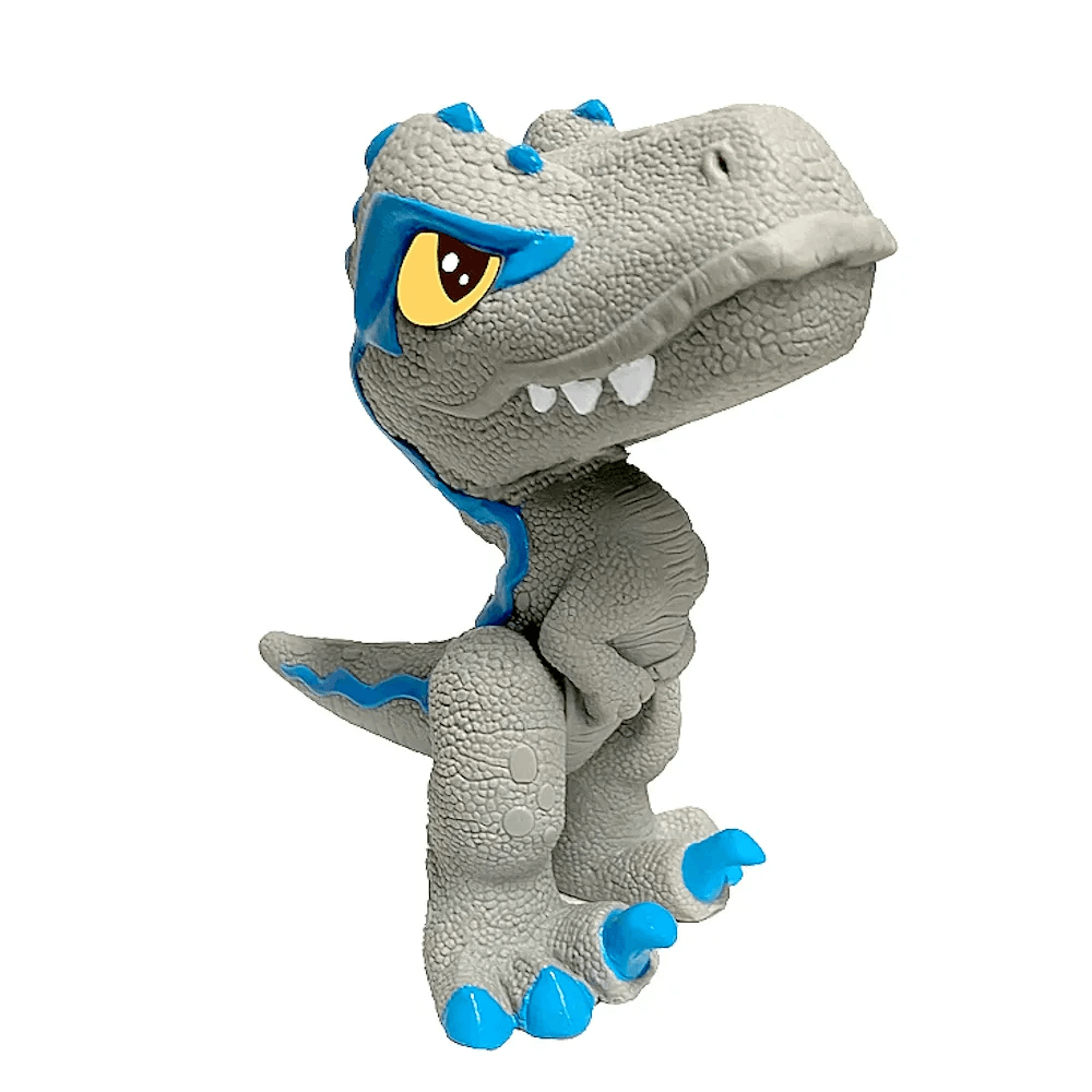 Mini Baby Dino Jurassic World Blue Cinza 1478 - Pupee