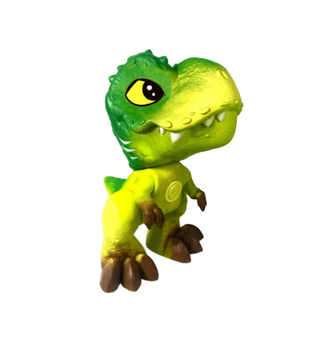 Dinossauro Jurassic World T-Rex Verde com Mecanismo 1481 - Puppe