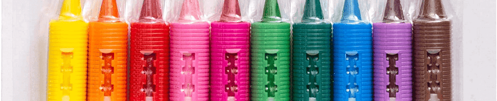 Giz Colorido Risque E Apague com 10 Cores 14985 - BUBA