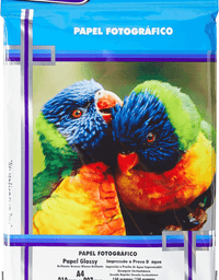 Papel Fotográfico Glossy 50 Folhas 150 Gramas Brilhoso - Masterprint
