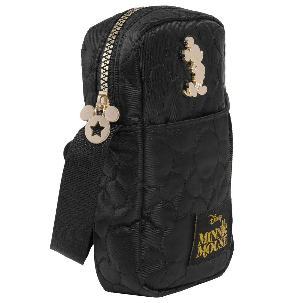 Bolsa Lateral Juvenil Mickey Teen Preto 15129 - Xeryus
