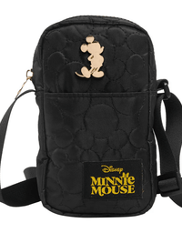 Bolsa Lateral Juvenil Mickey Teen Preto 15129 - Xeryus
