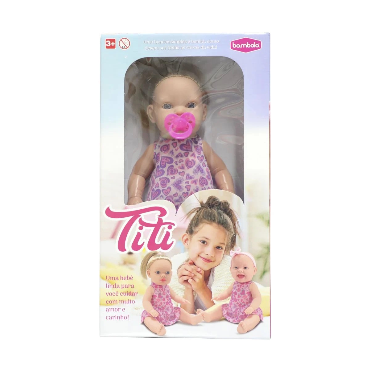 Boneca Titi Com Cabelo 824 - Bambola