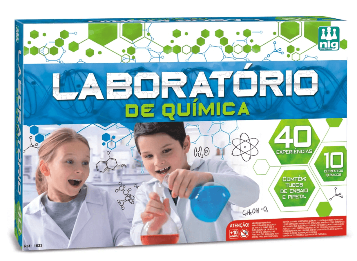 Jogo Laboratório de Química 40 Experiências 1633 - NIG