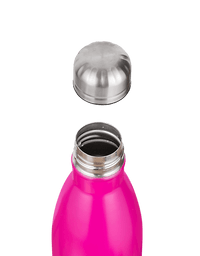 Garrafa De Aço Inoxidável 500ML Metálica Neon Fosco Pink GA0105 - BRW
