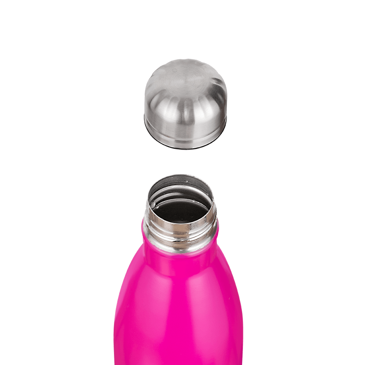Garrafa De Aço Inoxidável 500ML Metálica Neon Fosco Pink GA0105 - BRW