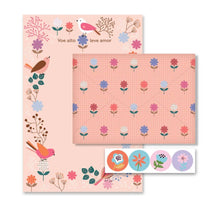 Papel de Carta 4 Fls e 4 Envelopes Leve Amor 1733 - Fina Ideia