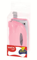 Perfurador Plástico C/ 2 Furos New Style Rosa 10 Fls. 17843 - Molin