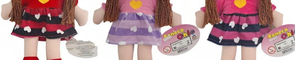 Boneca de Pano Chic 790-4 - Braskit