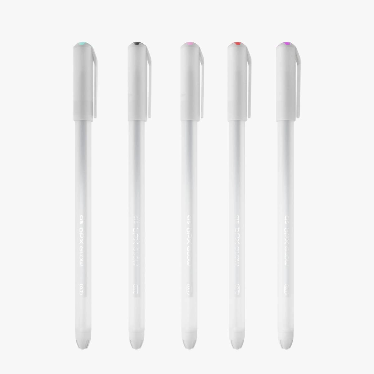 Caneta Esferográfica BPX Glow 0.7mm 5 Cores 5.8943 - CIS