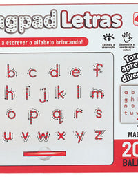 Lousa Magnetica Magpad Letras 150-8 - Braskit
