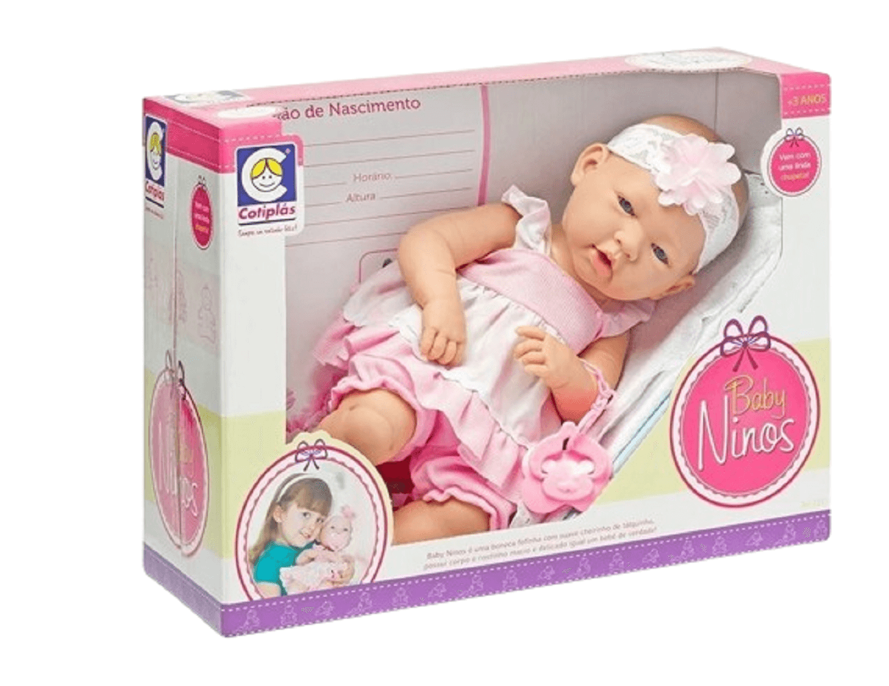 Boneca Nenêzinho Baby Ninos 2032 - Cotiplás