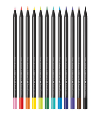 Lápis De Cor Redondo Supersoft 12 Cores 210710 -  Faber Castell
