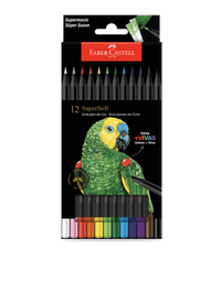 Lápis De Cor Redondo Supersoft 12 Cores 210710 -  Faber Castell
