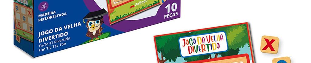 Jogo da Velha Divertido - Minha Escolinha 1039.9 - Xalingo