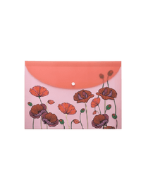 Pasta Horizontal Com Glitter A4 Flower Select 22988 - Molin

