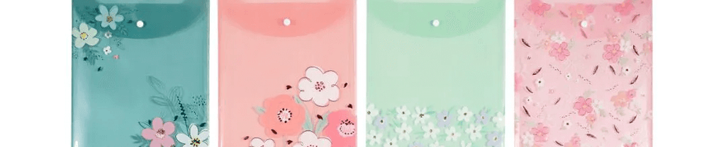 Pasta Vertical Com Botão A4 Love Flowers  23215 - Molin