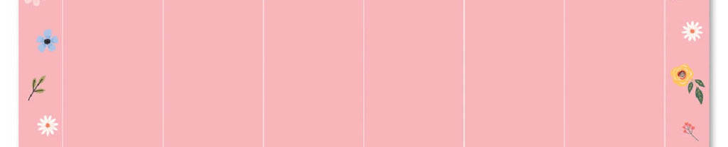 Bloco Semanal Buquê 52 Folhas 120g/m² 200x275mm 2351 - Fina Ideia