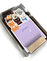 Calendário 2026 Gatinhos 10,5x19cm 2356 - Fina Ideia
