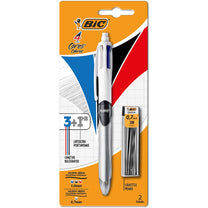 Caneta Esferográfica Retrátil 3 Cores e Lapiseira 0.7mm Fluo 9309778 - BIC