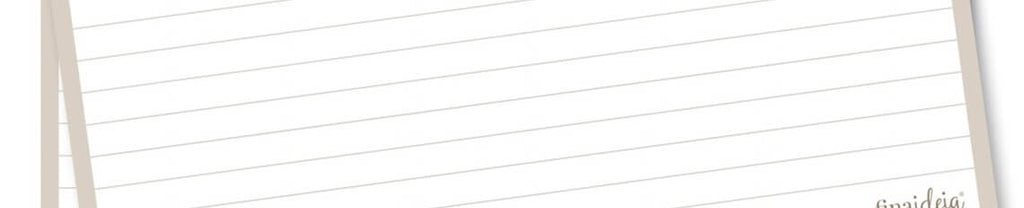 Fichas Pautadas 5"x8" 48 Fichas 180g/m² 2439 - Fina Ideia