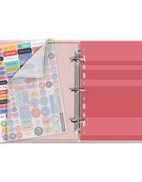 Caderno Argolado Leve Amor 80Fls 90g/m² 12 Divisórias 4788 - Fina Ideia
