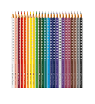 Lápis de Cor EcoLápis Triângular 24 Cores Grip 121024LTN - Faber Castell
