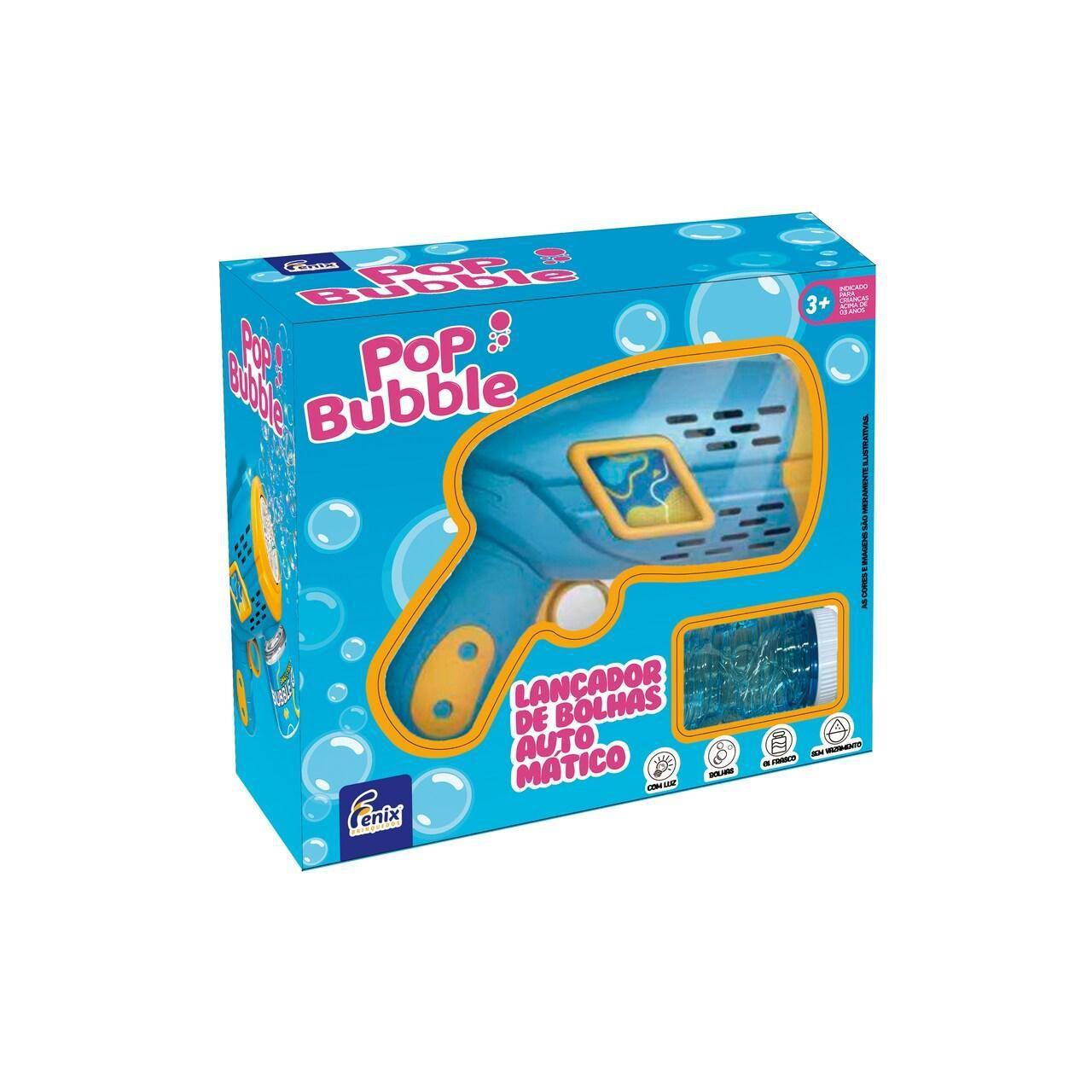 Lançador Automático de Bolhas de Sabão POP BUBBLE POP-998 Fenix