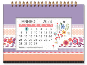 Calendário de Mesa 2024 Coleção Pop 2612 - Fina Ideia