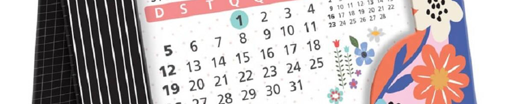 Calendário de Mesa 2025 Coleção Jardim das Cores 2614 - Fina Ideia