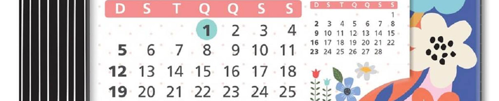 Calendário de Mesa 2025 Coleção Jardim das Cores 2614 - Fina Ideia