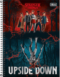 Caderno Espiral Universitário 1 Matéria Stranger Things 80 Fls. 29413 - Tilibra
