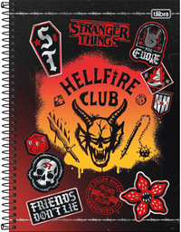 Caderno Espiral Universitário 1 Matéria Stranger Things 80 Fls. 29413 - Tilibra
