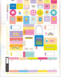 Refil Para Caderno Argolado Universitário Happy 80 Folhas 30565 - Tilibra
