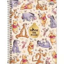 Caderno Espiral Capa Dura Universitário 1 Matéria 80 Folhas POOH 30828-5 - Tilibra
